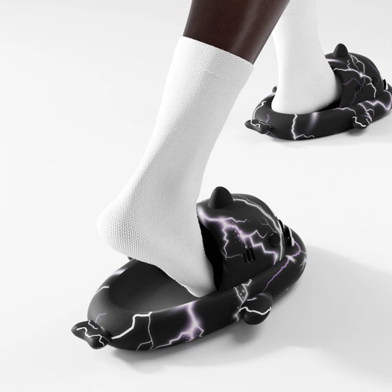 Men'S Shoes Cloud - Klapki Rekin Damskie Chmurki Letnie Plażowe