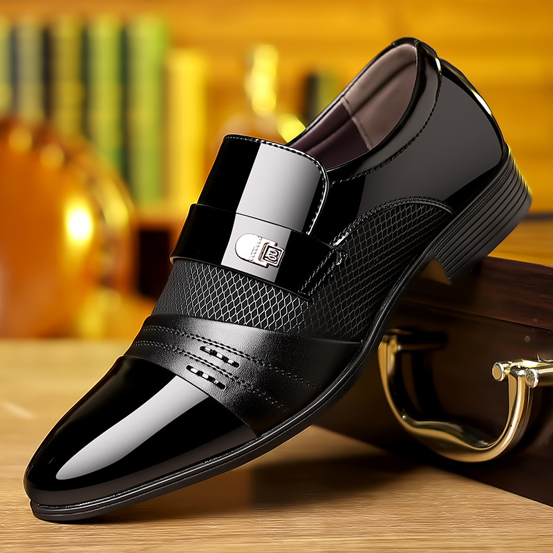 Men Shoes Official - Męskie buty wizytowe z noskiem w