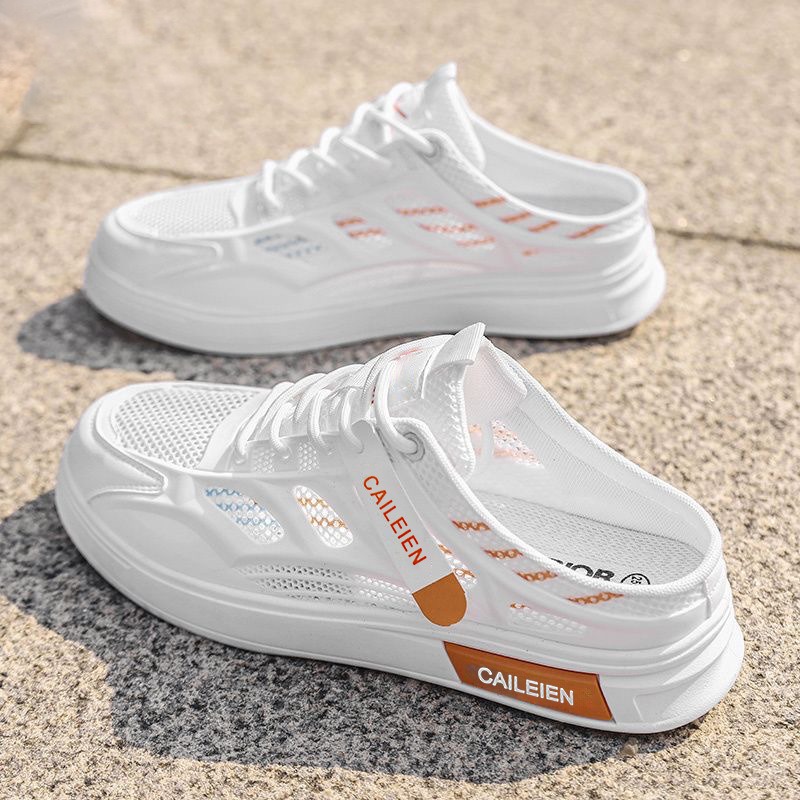 Men'S Shoes Half Cut - Męskie letnie klapki z miękką podeszwą