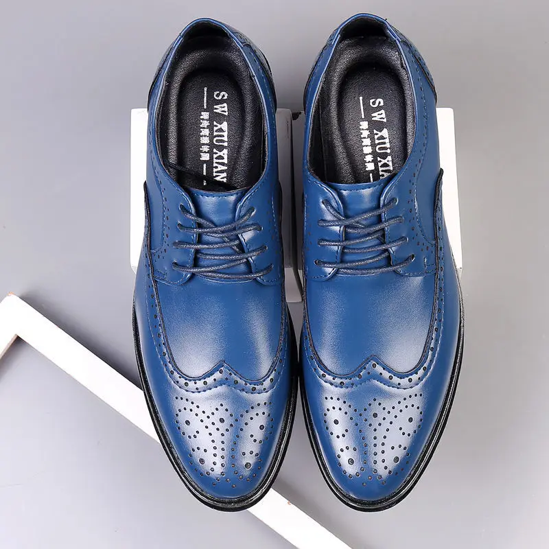 Men Shoes Official - Buty towarzyskie Męskie oddychające latem Oficjalne