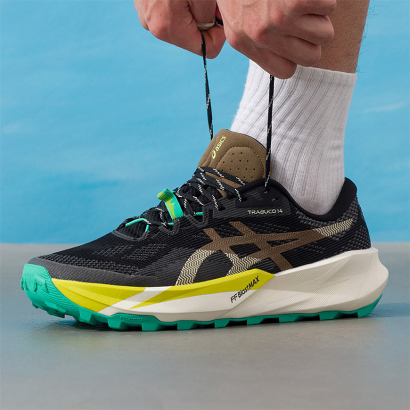Men'S Shoes Yellow And Black - Asics Męskie buty TRABUCO 14 Czarne