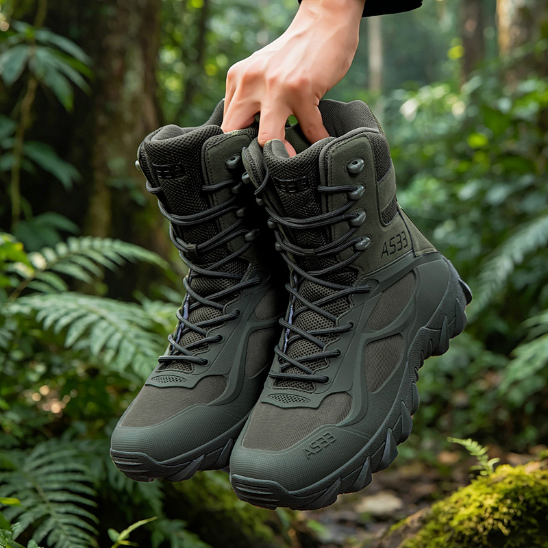 Men'S Shoes Zipper - Męskie taktyczne buty, lekkie buty treningowe,