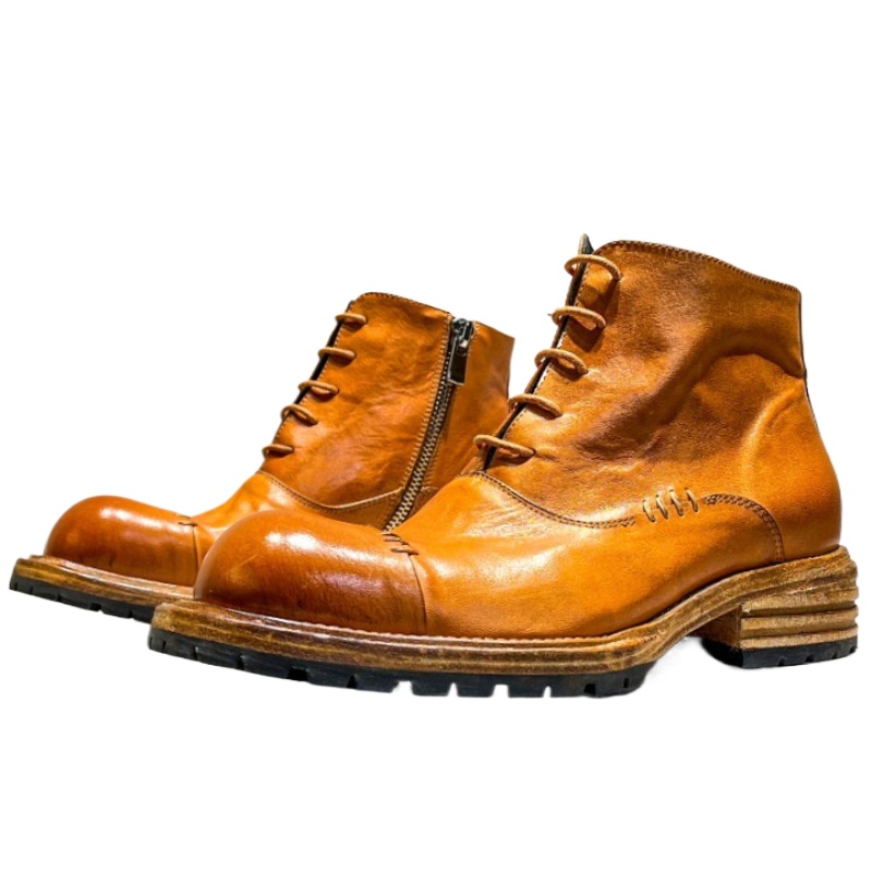 Men'S Shoes Zipper - Męskie buty typu high-top w stylu