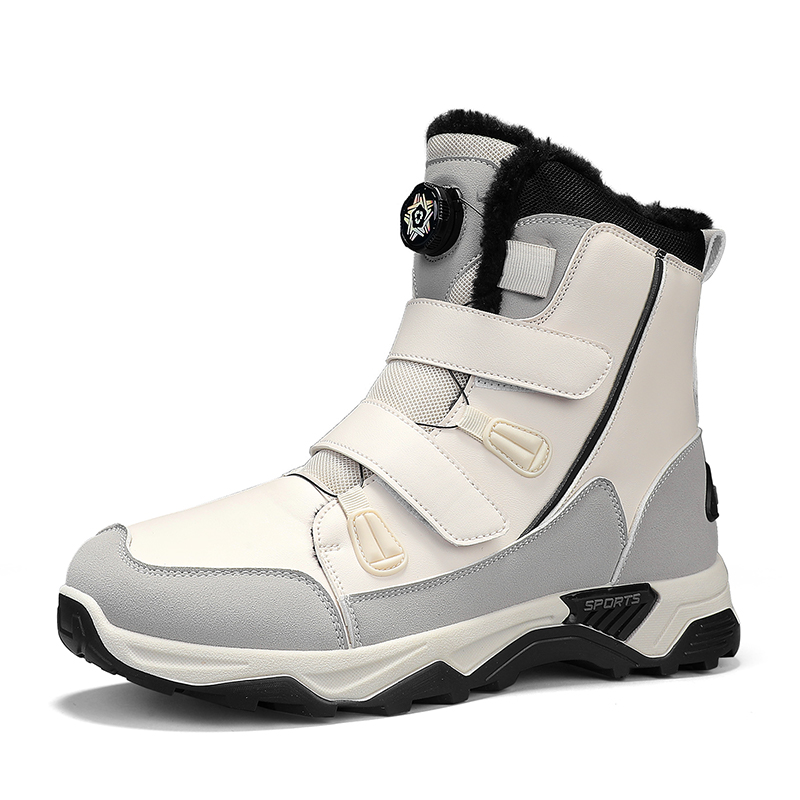 Men'S Shoes Zipper - Męskie wodoodporne buty śniegowce z ciepłą