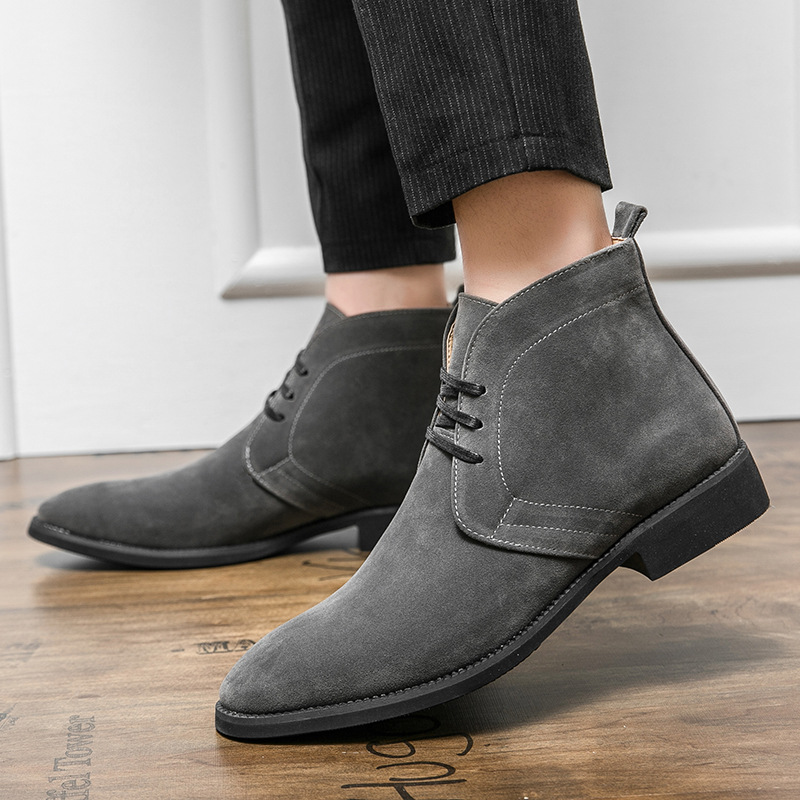 Men Shoes Formal - Męskie botki Chelsea 2025 Retro Skórzane