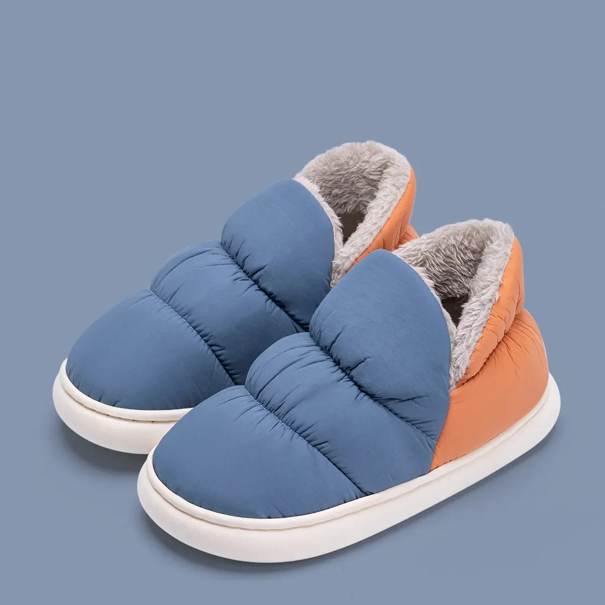 Men'S Shoes Comfort - Kobiety Mężczyźni Kapcie Zimowe Puchowe Wodoodporne