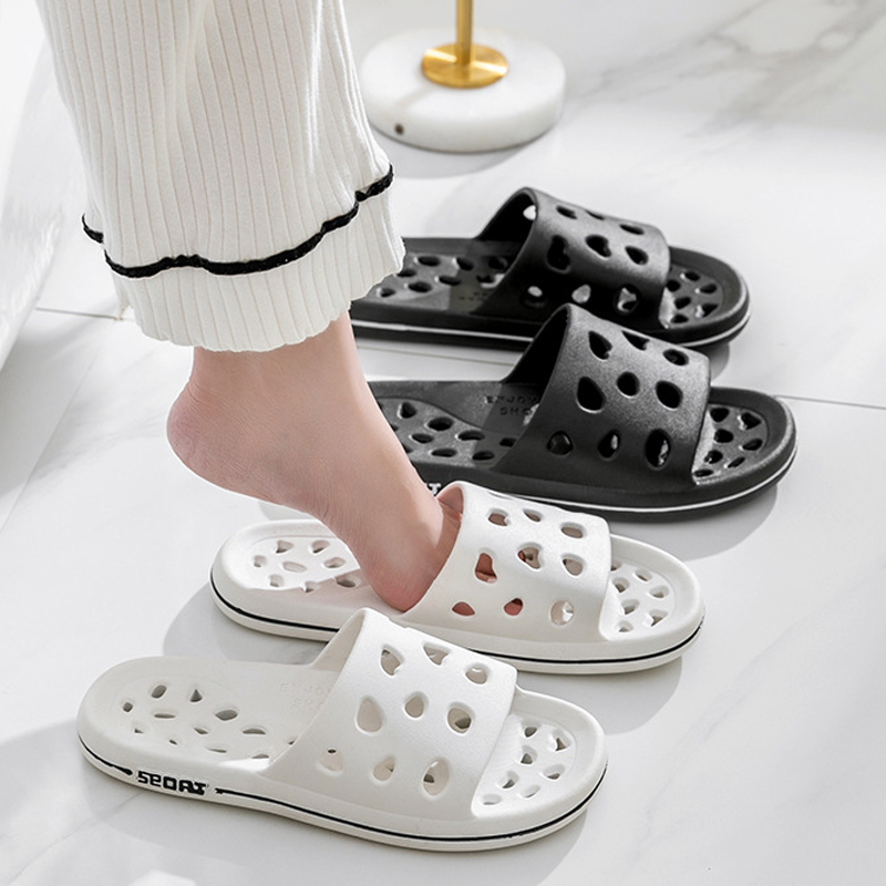 Men Shoes Size To Women - Klapki domowe damskie chmurki ażurowe letnie