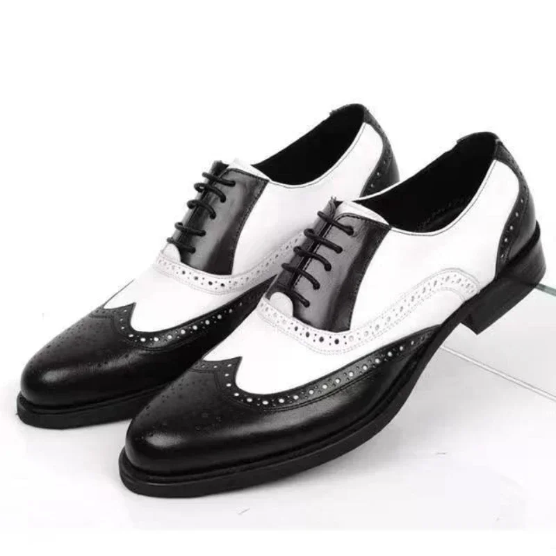 Men Shoes Official - Mieszane kolory Męskie buty wizytowe Retro