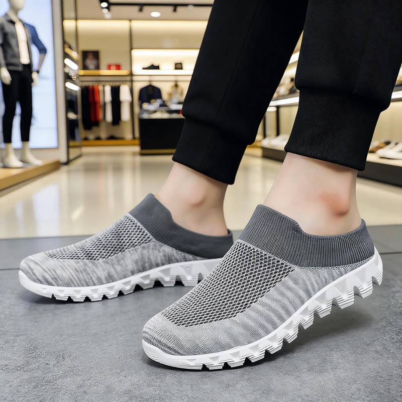 Men'S Shoes Half Cut - Nowe modne, codzienne, niskie, oddychające, wsuwane