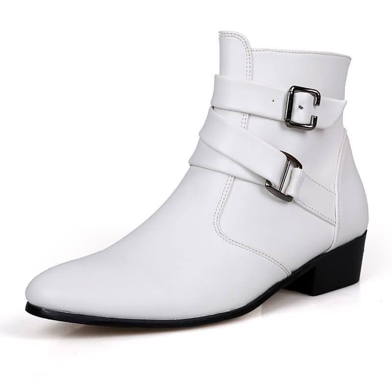 Men Shoes Formal - Luksusowe buty męskie Skórzane buty Chelsea