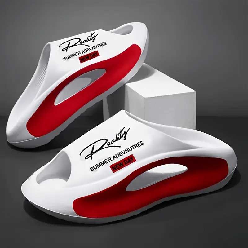 Men'S Shoes Comfort - Unisexowe, codzienne kapcie-sandały na cztery pory