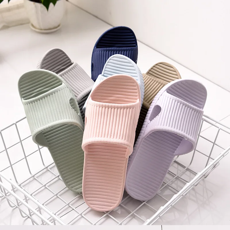 Men Shoes Size To Women - Klapki domowe damskie na platformie, miękkie,