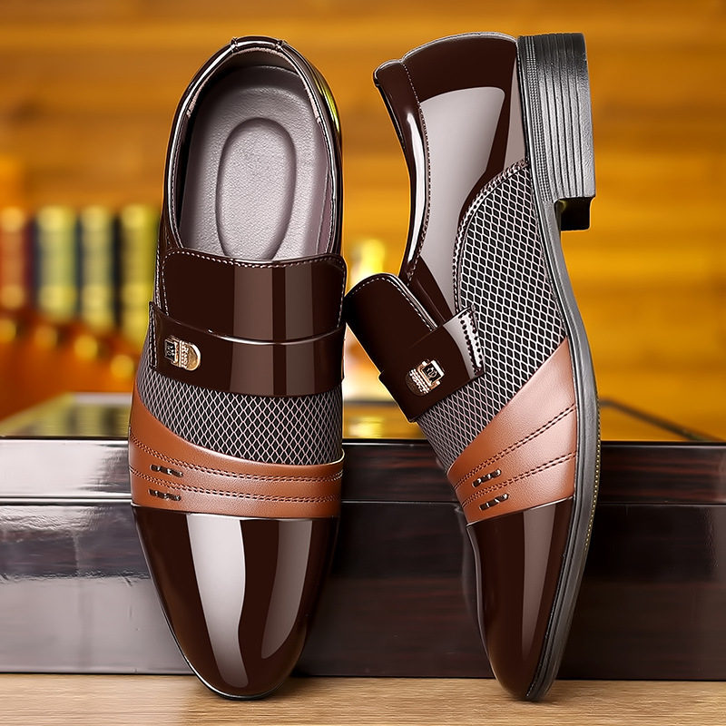 Męskie buty wizytowe z noskiem – Men Shoes Official recenzja i cena