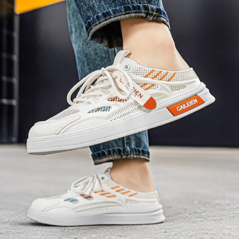Męskie letnie klapki z miękką  – Men'S Shoes Half Cut recenzja i cena