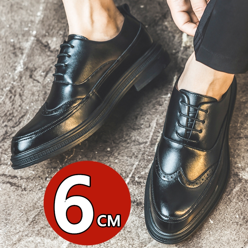 Męskie skórzane buty podwyższa – Men Shoes Formal recenzja i cena