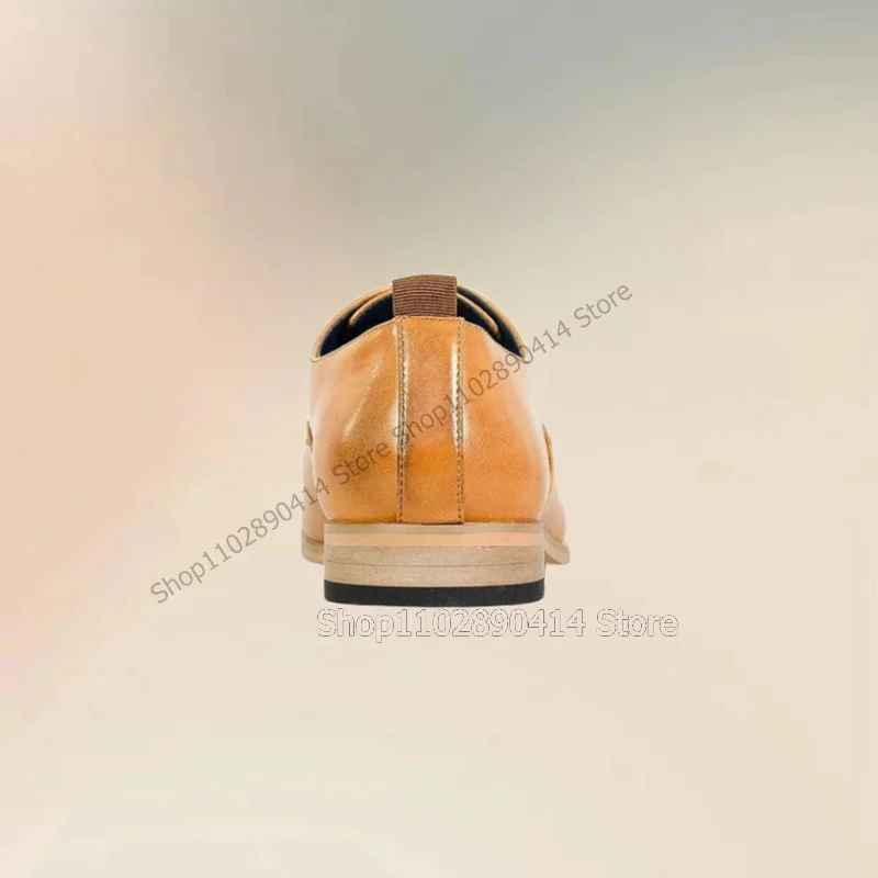 Żółto-czarne, szyte, modne męs – Men'S Shoes Yellow And Black recenzja i cena