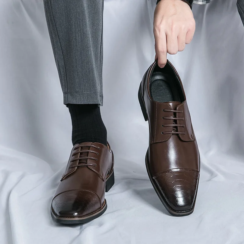 Klasyczne włoskie skórzane but – Men Shoes Official recenzja i cena
