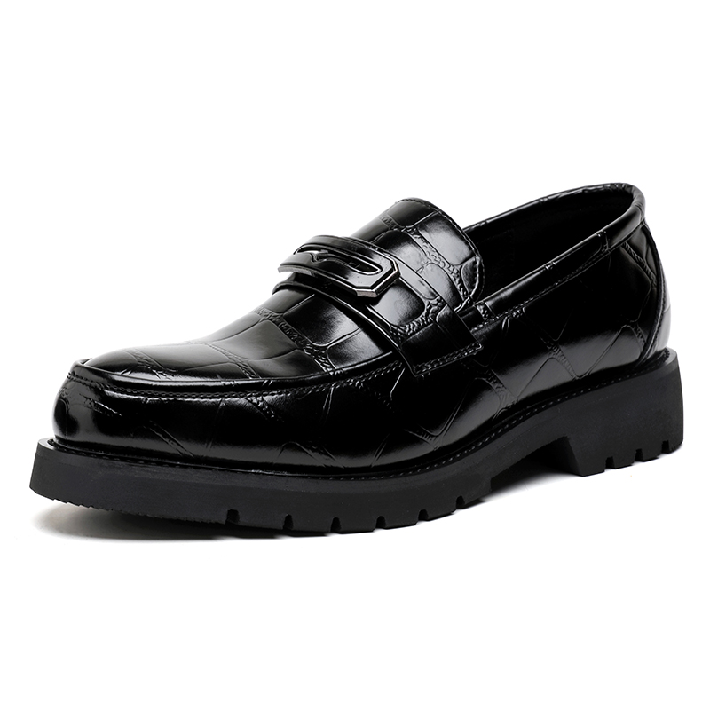 Męskie skórzane buty na grubej – Men Shoes Official recenzja i cena