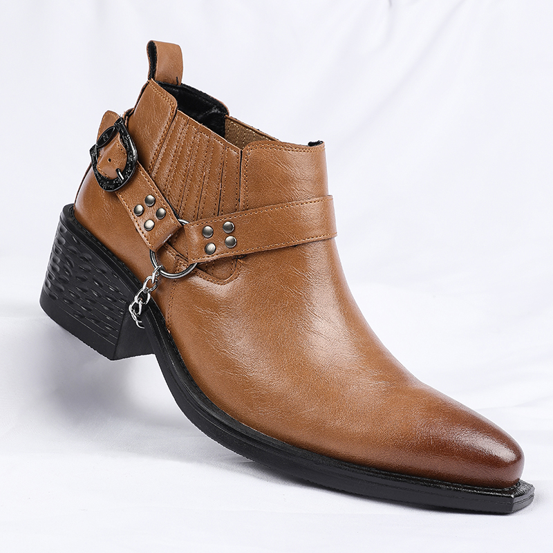 Nowe brązowe/czarne buty męski – Men Shoes Formal recenzja i cena
