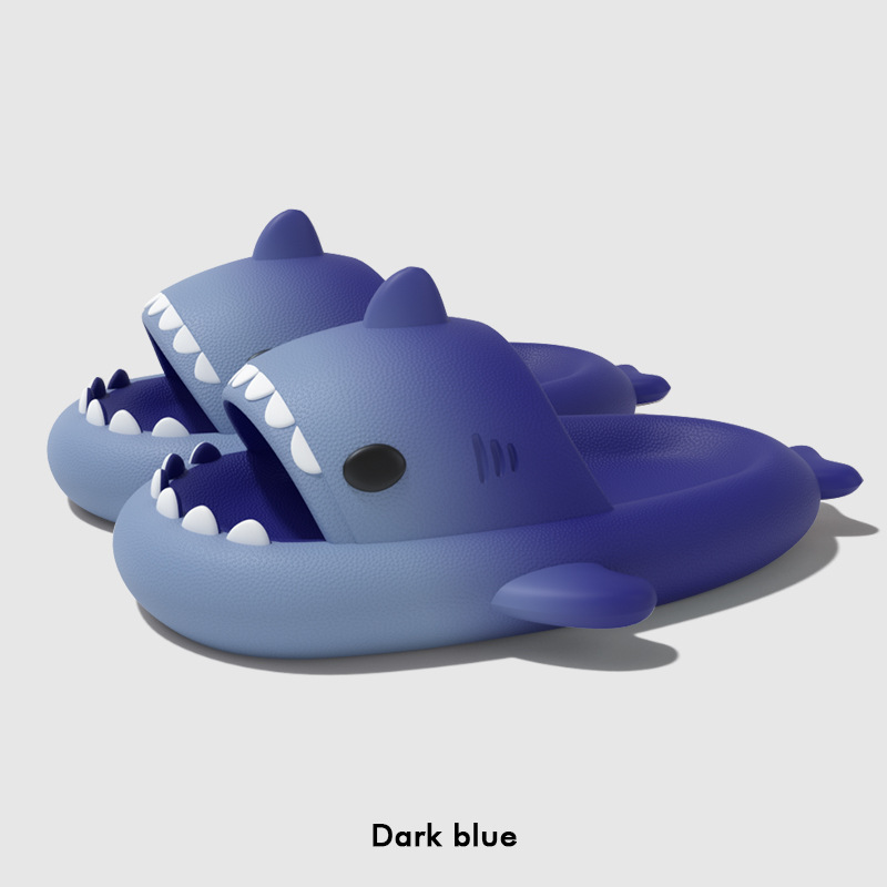 Cute Cartoon Shark kapcie dla  – Men Shoes Size To Women recenzja i cena