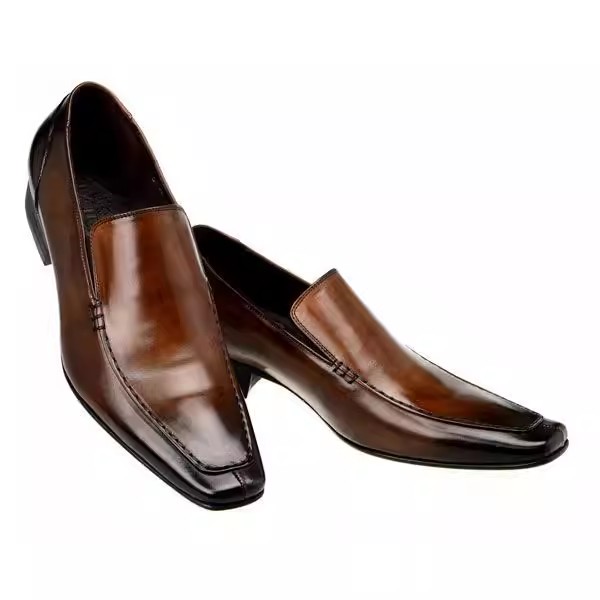 Japońskie skórzane buty w styl – Men Shoes Formal recenzja i cena