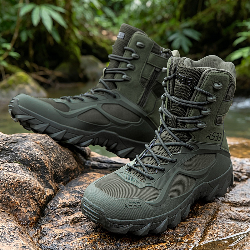 Męskie taktyczne buty, lekkie  – Men'S Shoes Zipper recenzja i cena