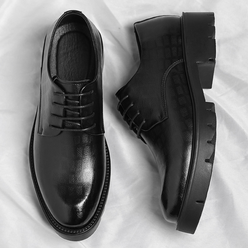 Męskie skórzane buty biznesowe – Men Shoes Official recenzja i cena