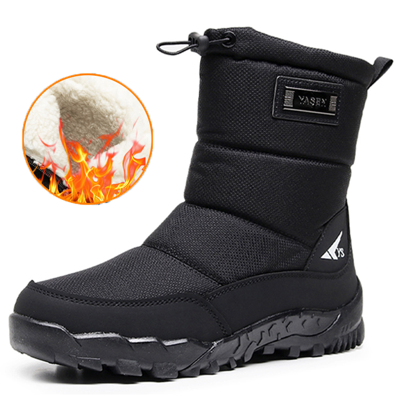 Ciepłe zimowe pluszowe śniegow – Men'S Shoes Zipper recenzja i cena