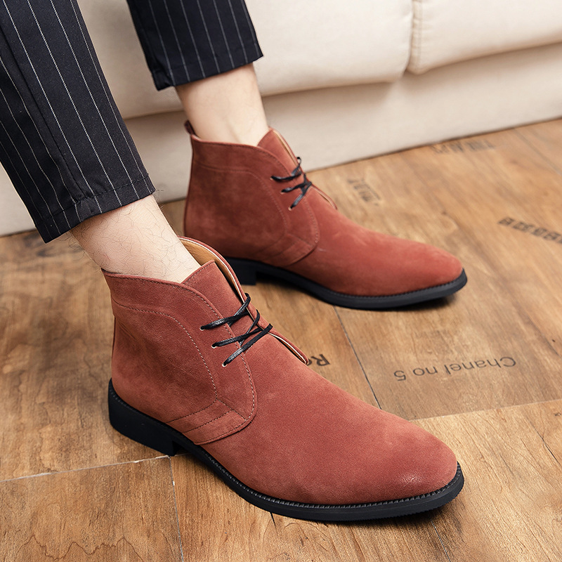 Męskie botki Chelsea 2025 Retr – Men Shoes Formal recenzja i cena