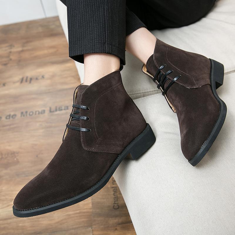 Męskie botki Chelsea 2025 Retr – Men Shoes Formal recenzja i cena