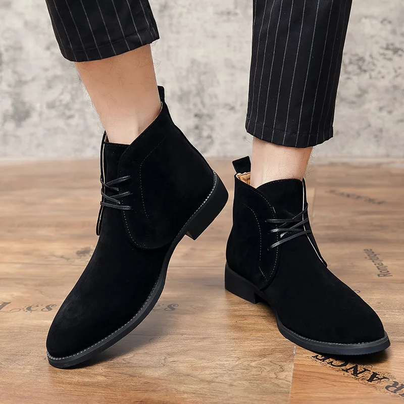Męskie botki Chelsea 2025 Retr – Men Shoes Formal recenzja i cena