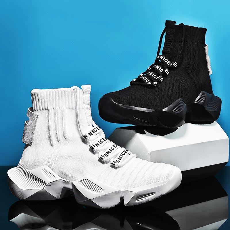 Plus Size High Top Massive Spo – Men'S Shoes Half Cut recenzja i cena