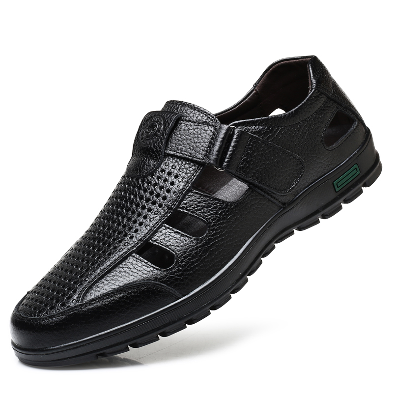 Męskie sandały z prawdziwej sk – Men Shoes Eu To Us recenzja i cena