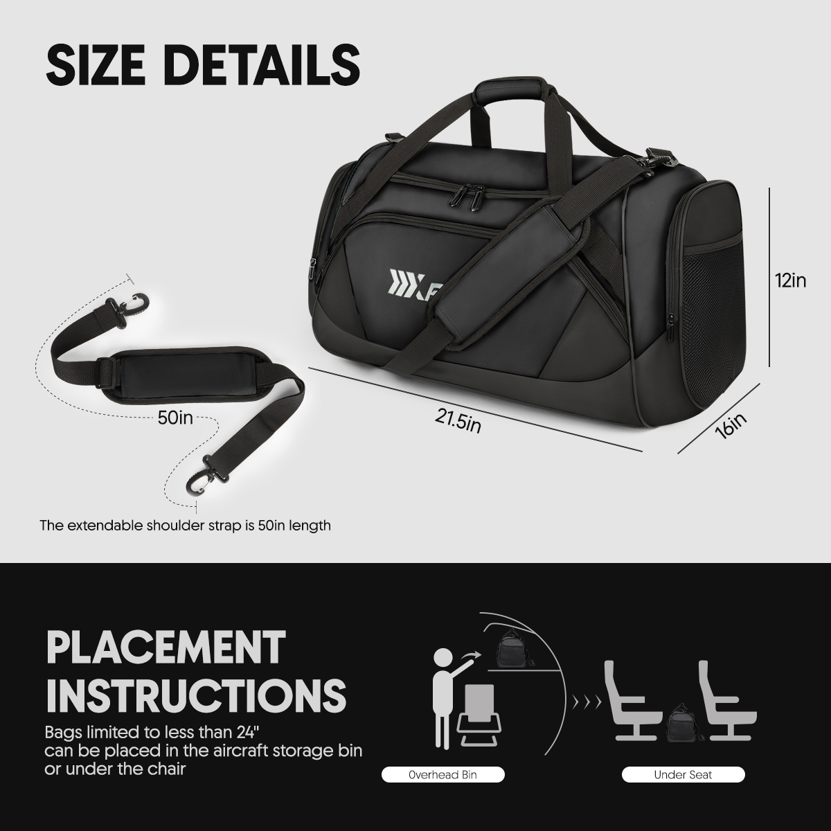 Torba podróżna typu duffle z p – Men'S Shoes York recenzja i cena