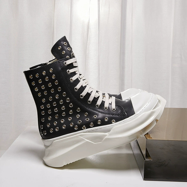 Męskie buty vintage, wysokie p – Men'S Shoes Zipper recenzja i cena