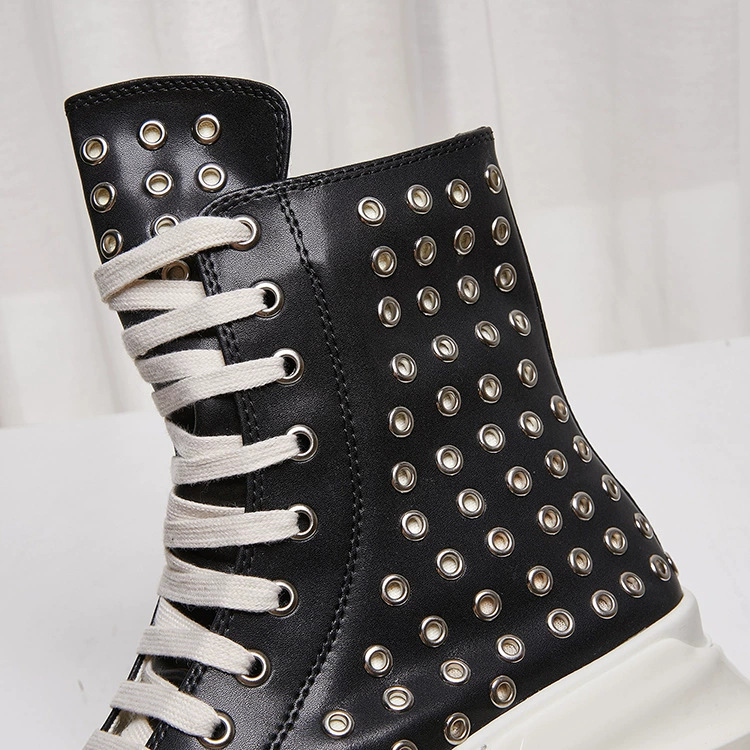Męskie buty vintage, wysokie p – Men'S Shoes Zipper recenzja i cena