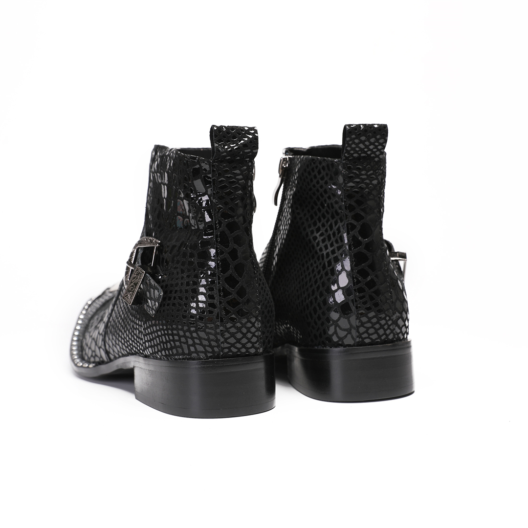 Męskie buty wizytowe ze skóry  – Men'S Shoes Zipper recenzja i cena