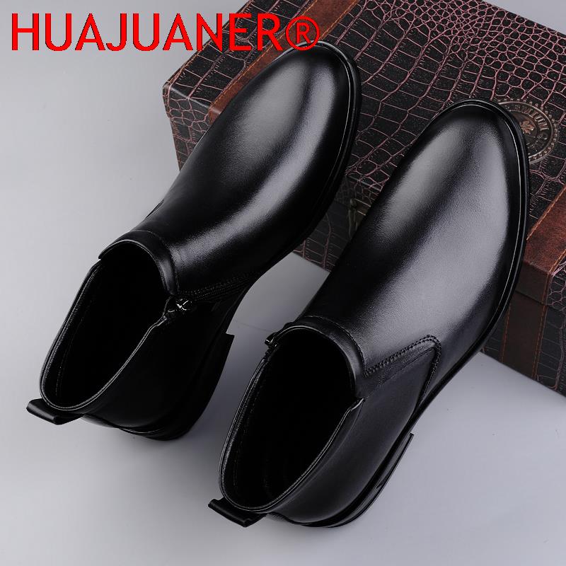 Chelsea Boots Czarne męskie kr – Men Shoes Formal recenzja i cena