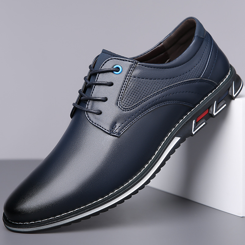 Nowe męskie buty Derby ze skór – Men Shoes Official recenzja i cena