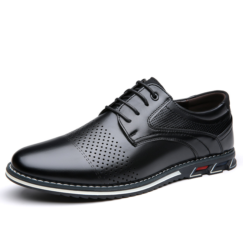Nowe męskie buty Derby ze skór – Men Shoes Official recenzja i cena